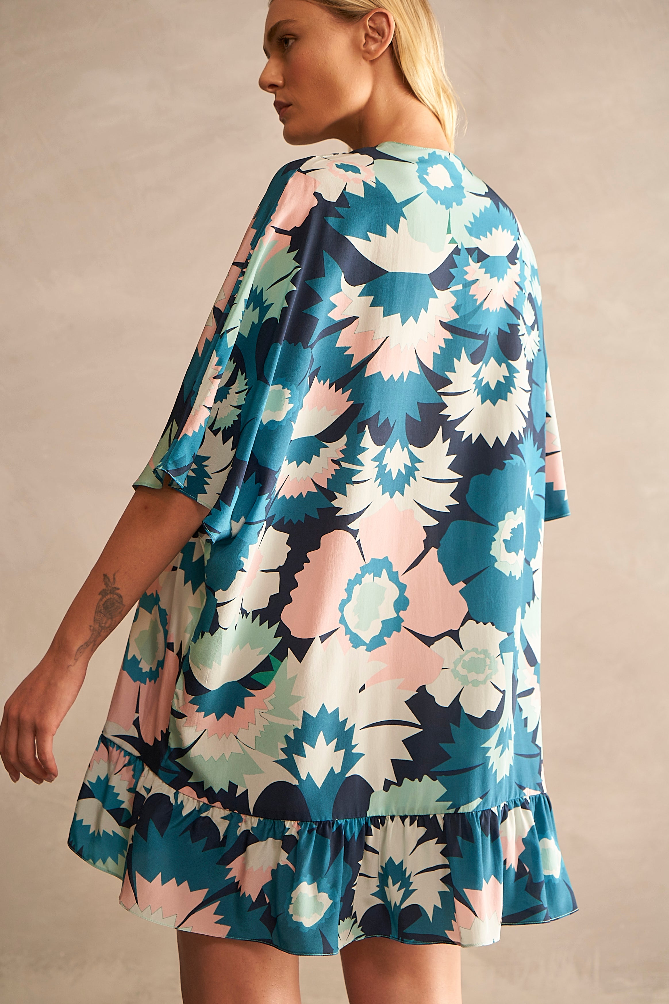 Flower Power Short Kaftan