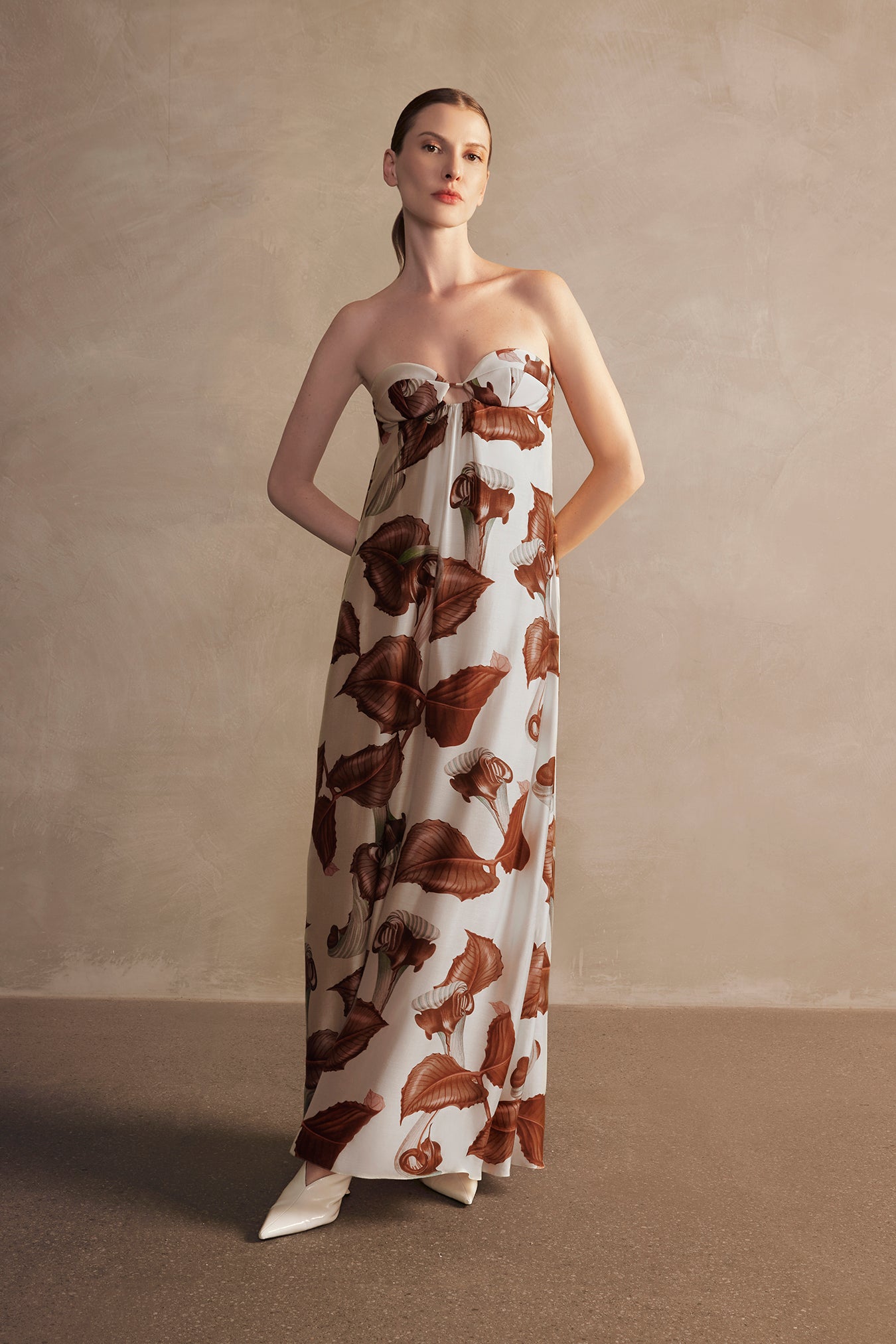 Arisaema Long Dress Front