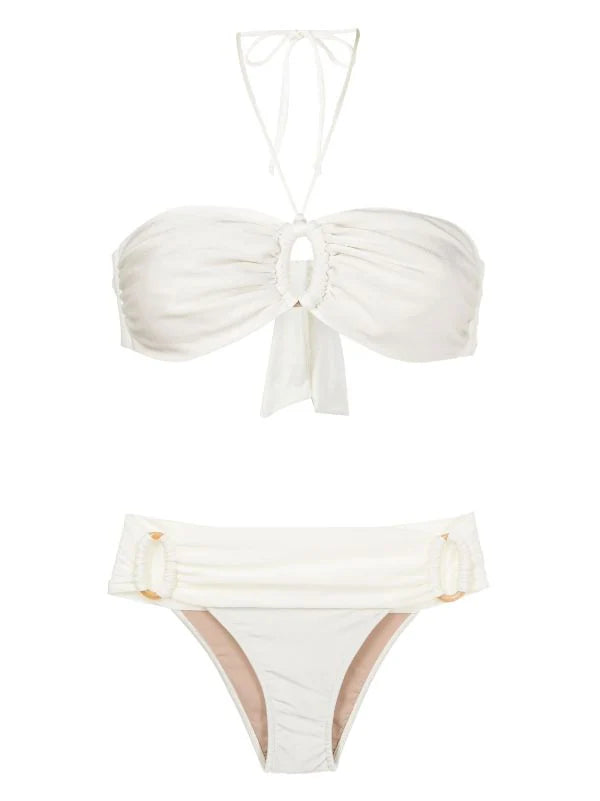 New Pois Solid Hoops Bikini