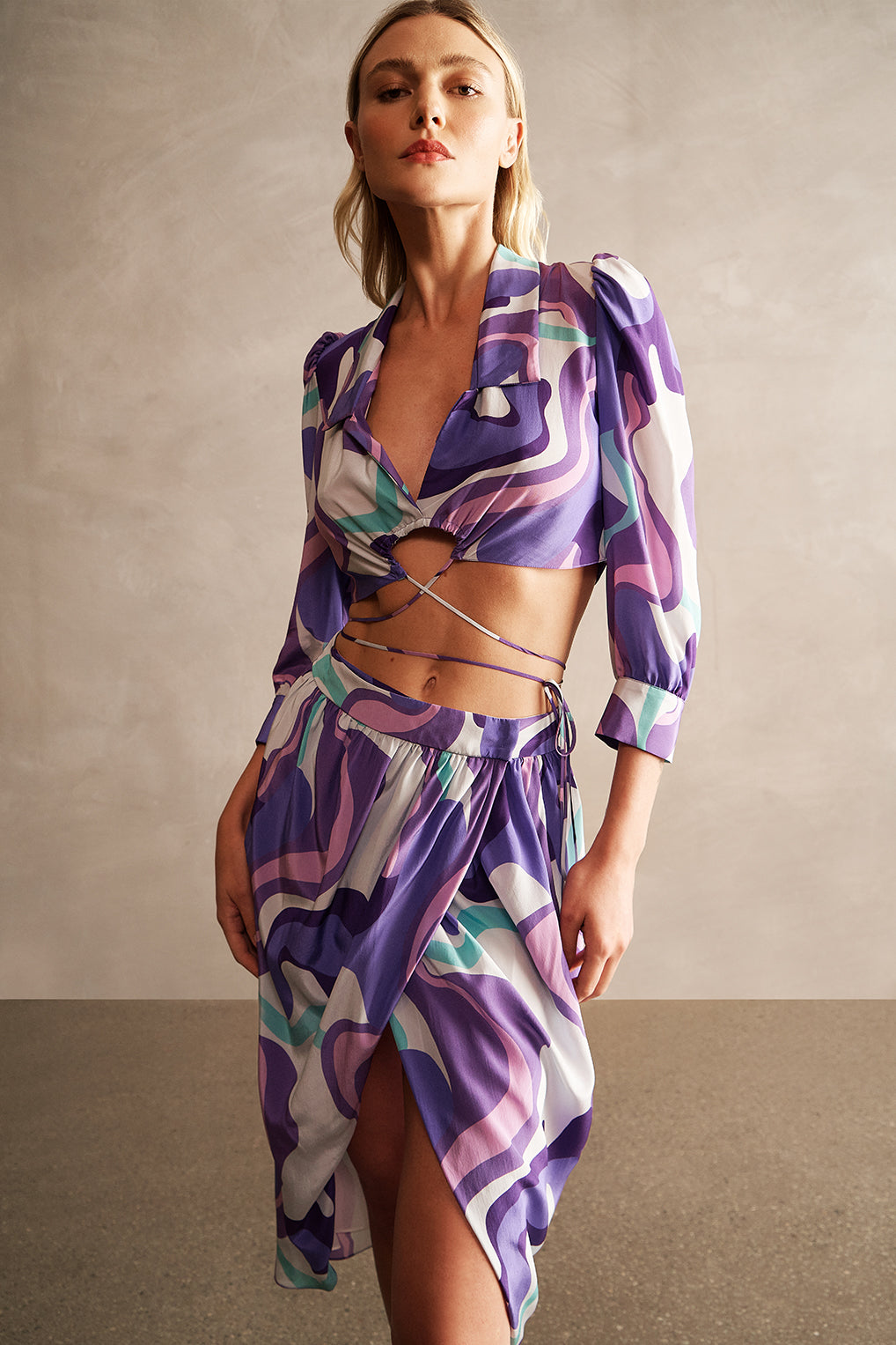 Ariana Camellia Wrap Blouse main image 0