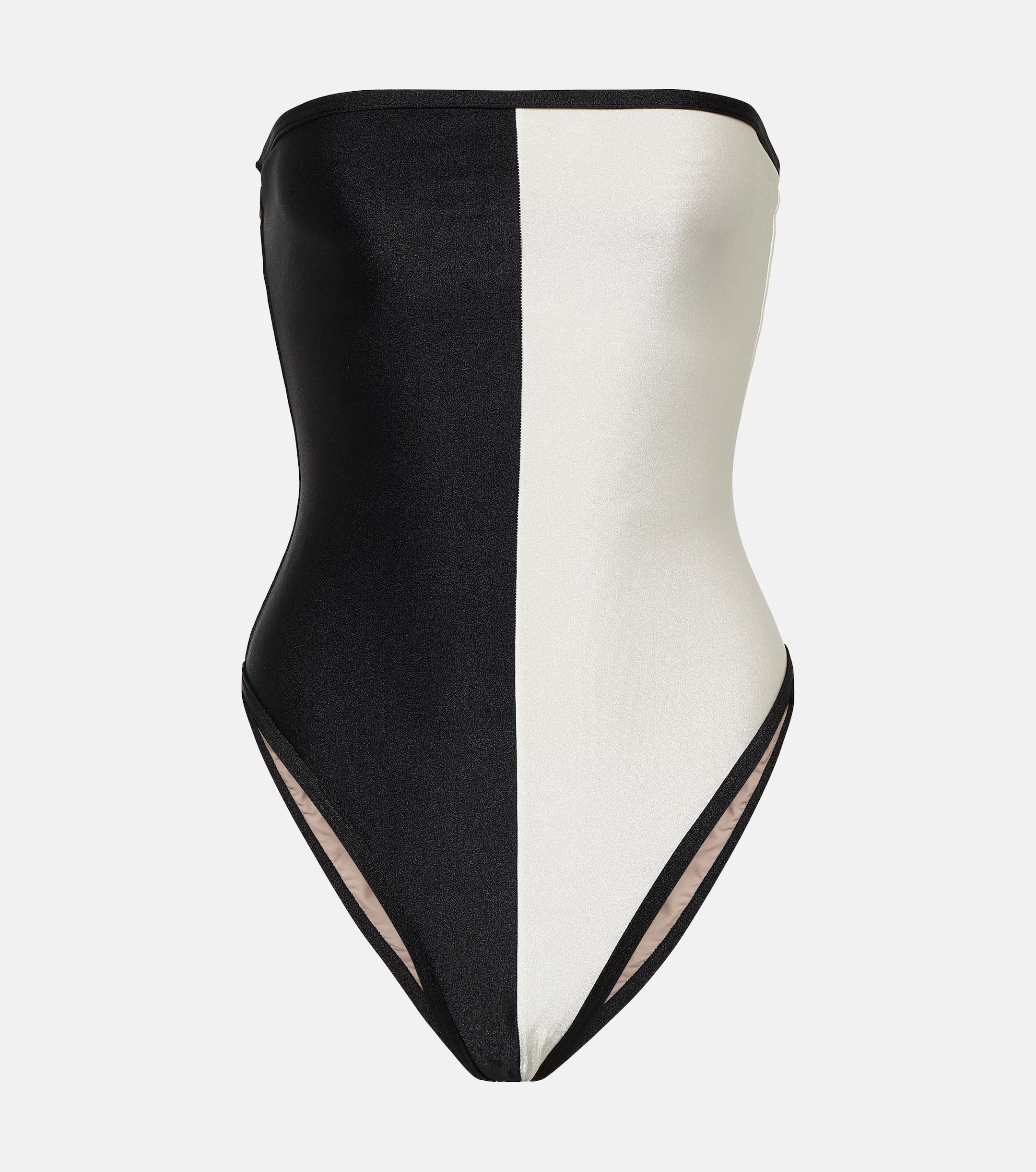 Deco Bicolor Strapless Swimsuit Product