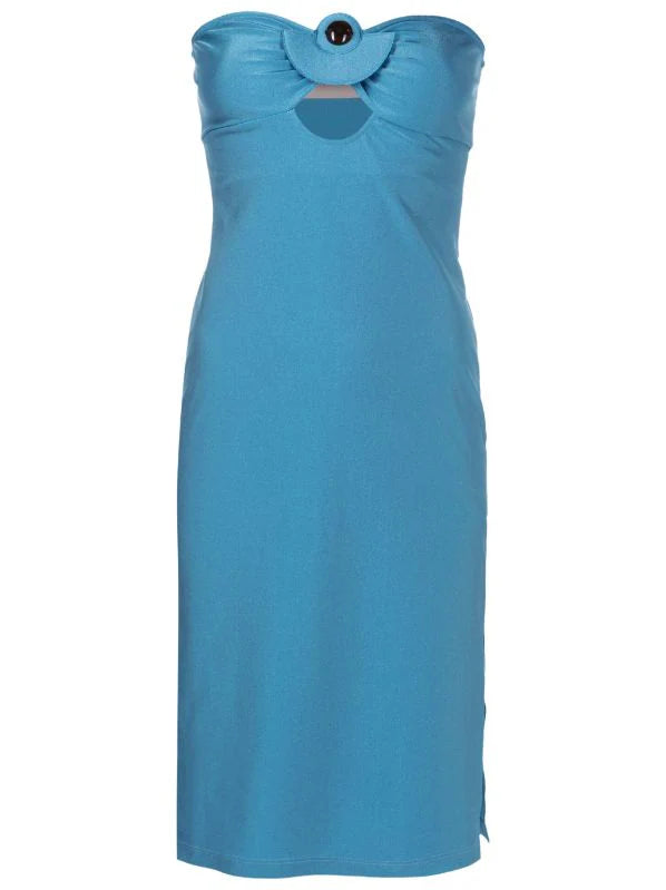Demi Pois Blue Midi Dress Product