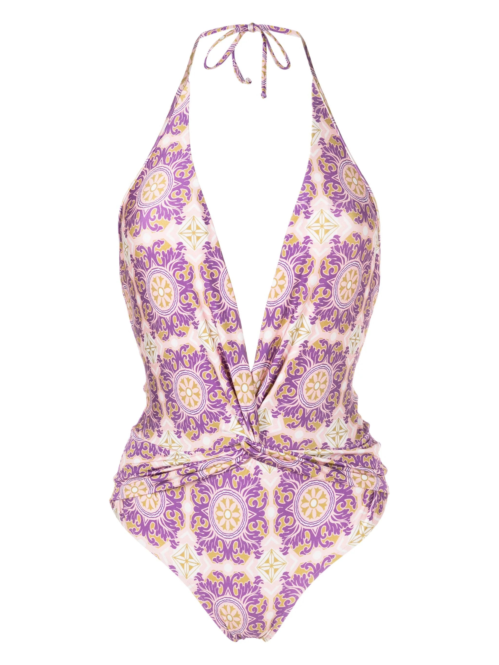 Exotic Coral Halterneck Swimsuit Product