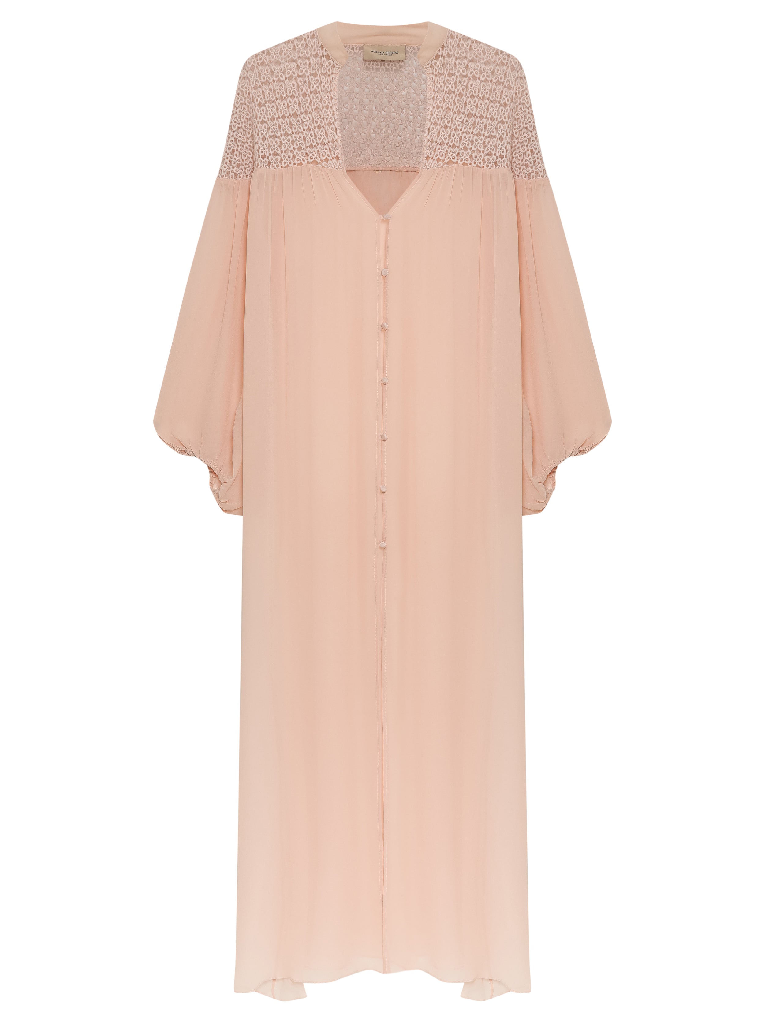 Guipure Detail Coquille Long Robe Product