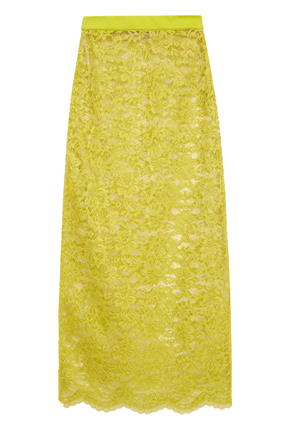 Guipure Lace Citrus Midi Skirt Product