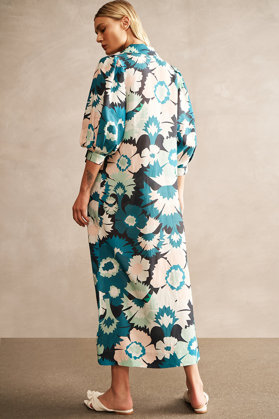 Flower Power Long Robe