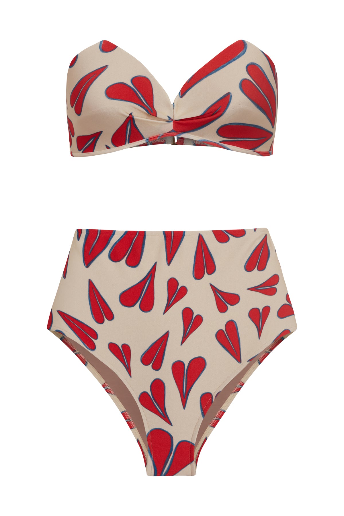 Hearts Strapless High-Waisted Bikini Product