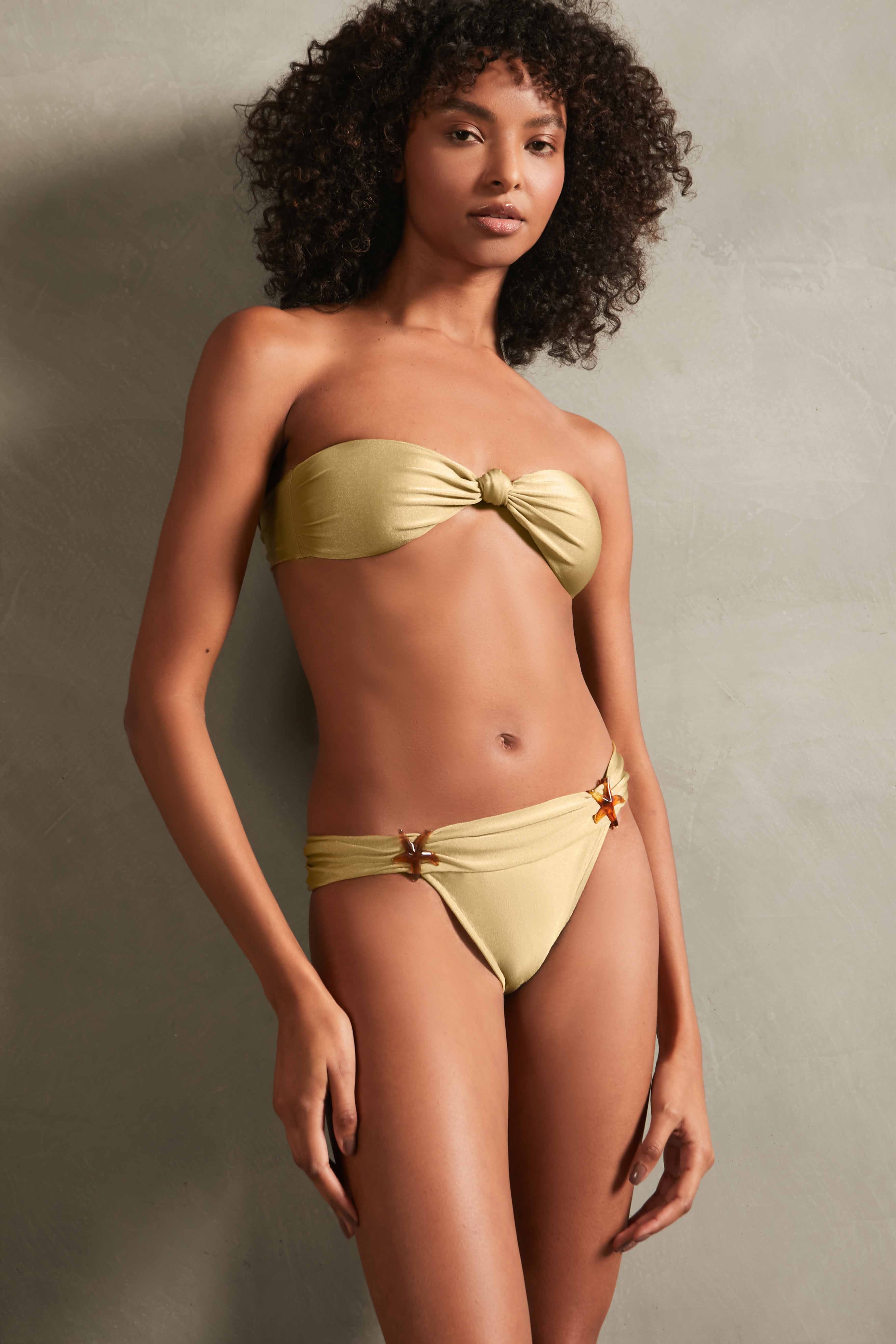 La Mer Starfish Strapless Bikini Front