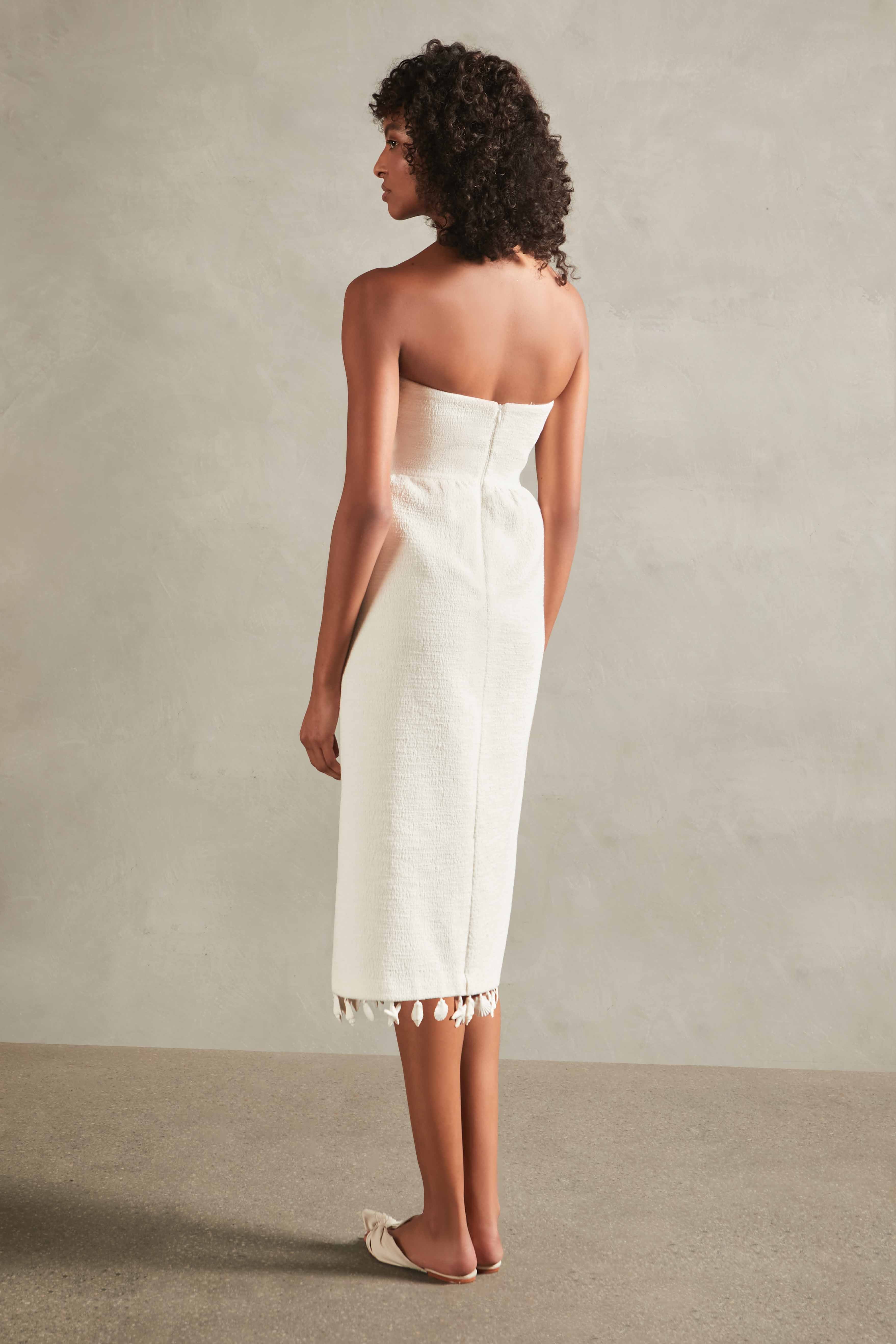 La Mer Strapless Midi Dress Back