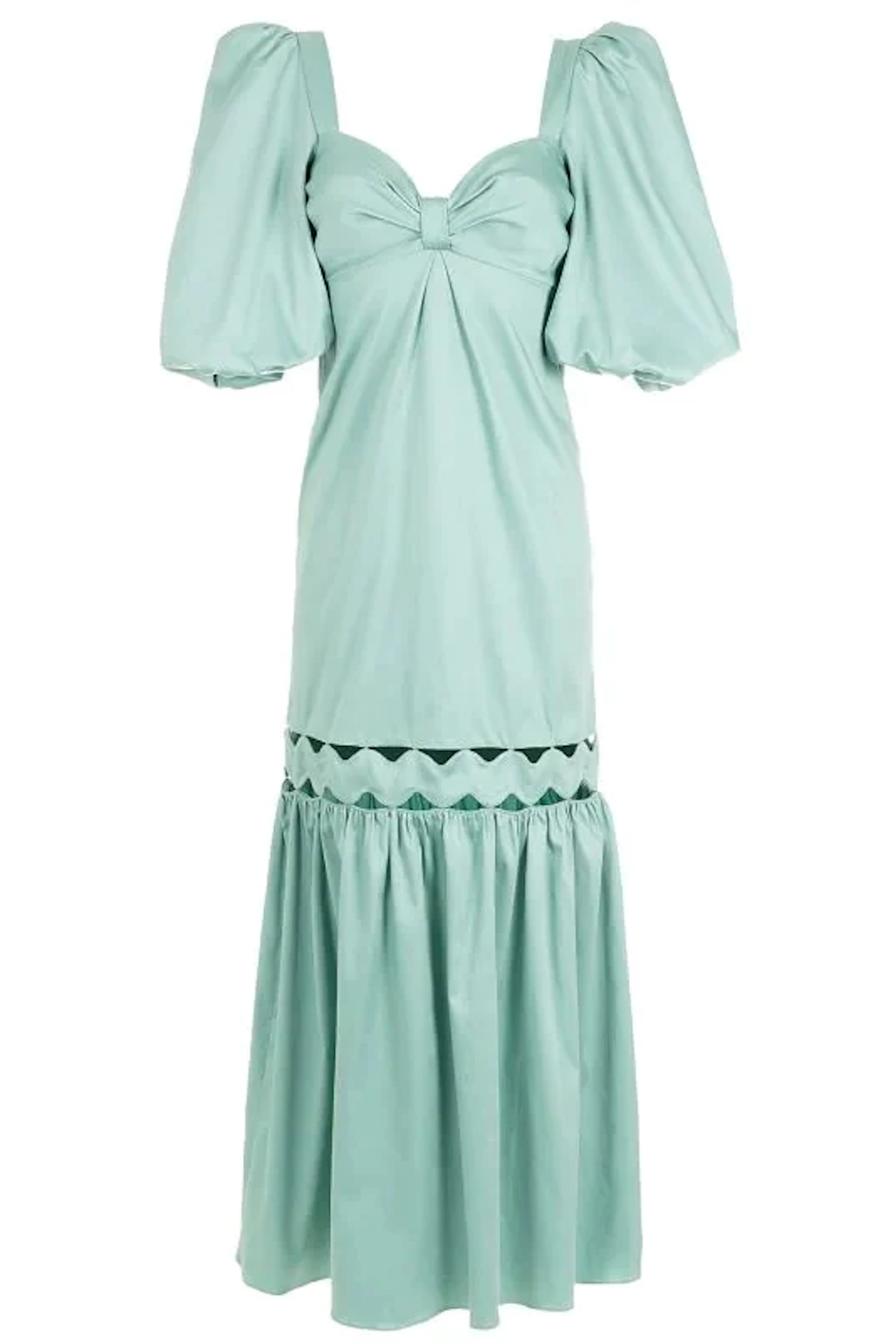 Moves Blue Heritage Puff-Sleeved Long Dress Product