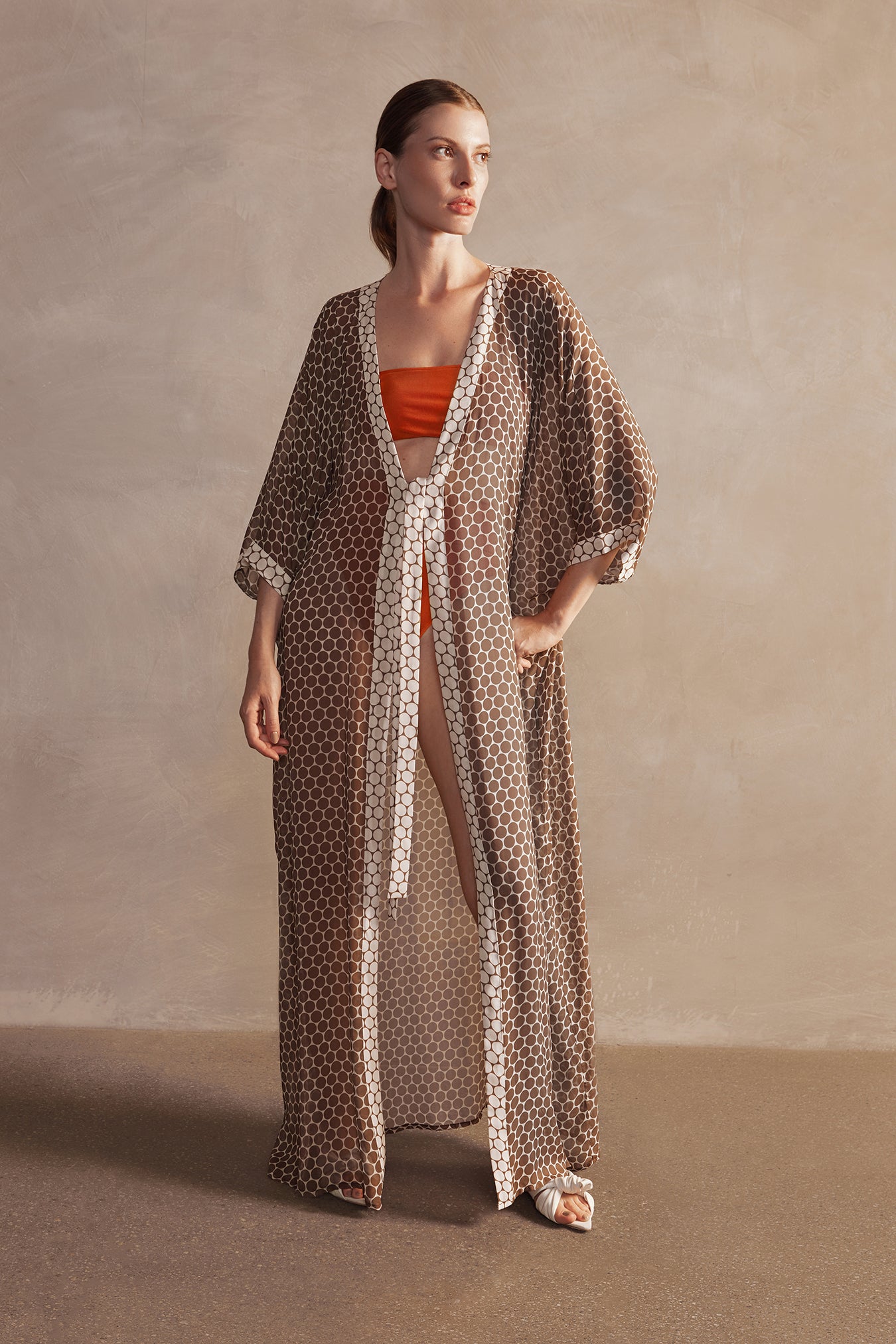 New Pois Long Robe Front
