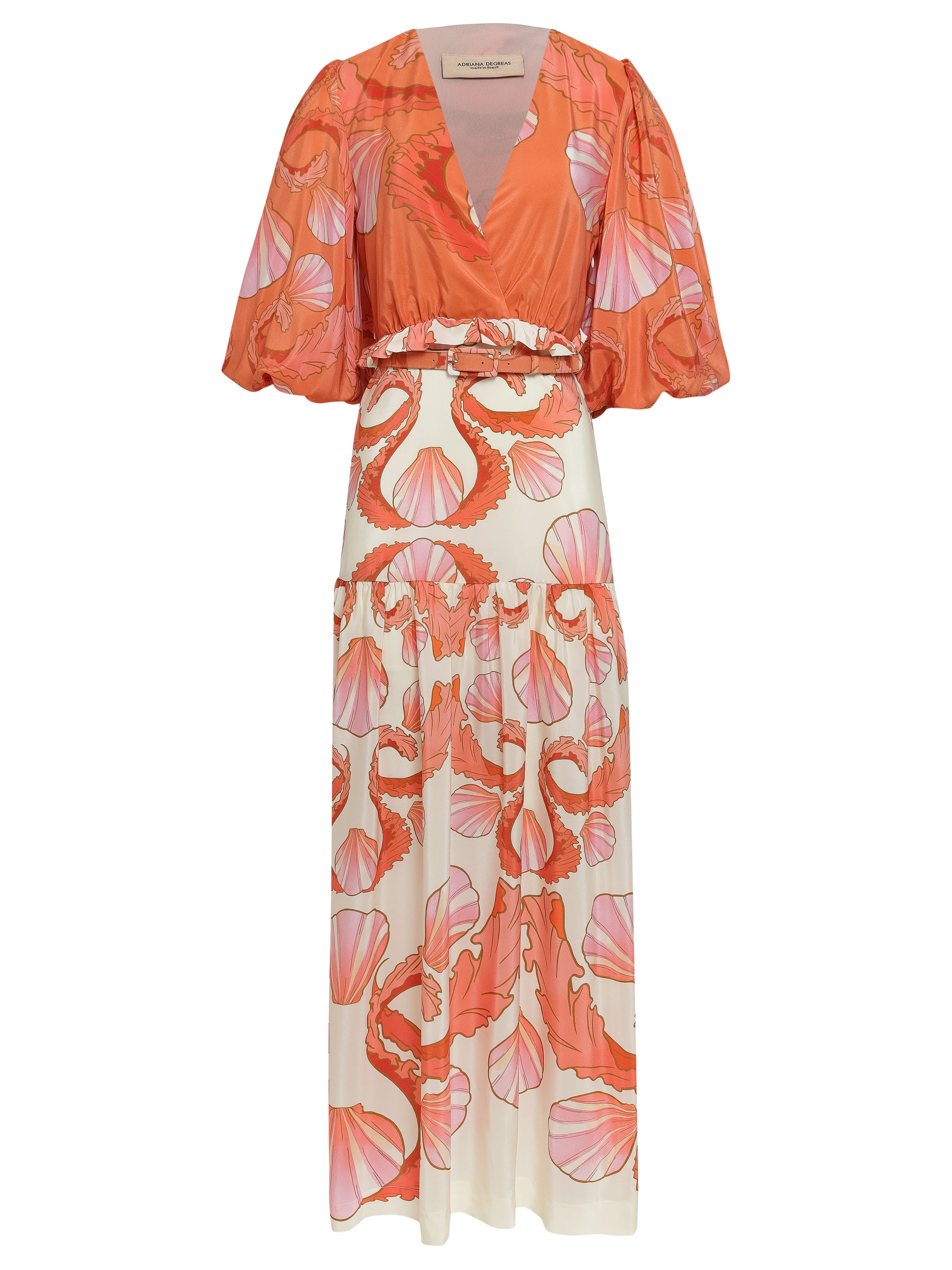 Seashell Long V-Neck Dress Product