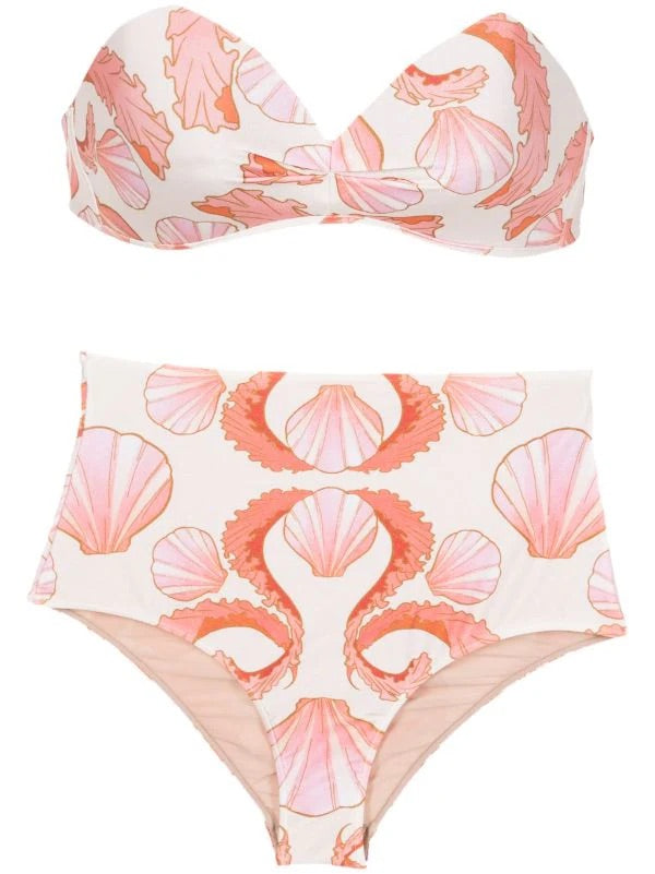 Seashell Off White High-Waisted Bikini Product