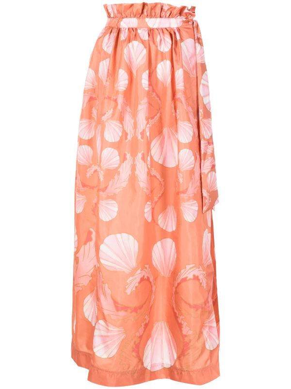 Seashell Paprika Long Skirt Product