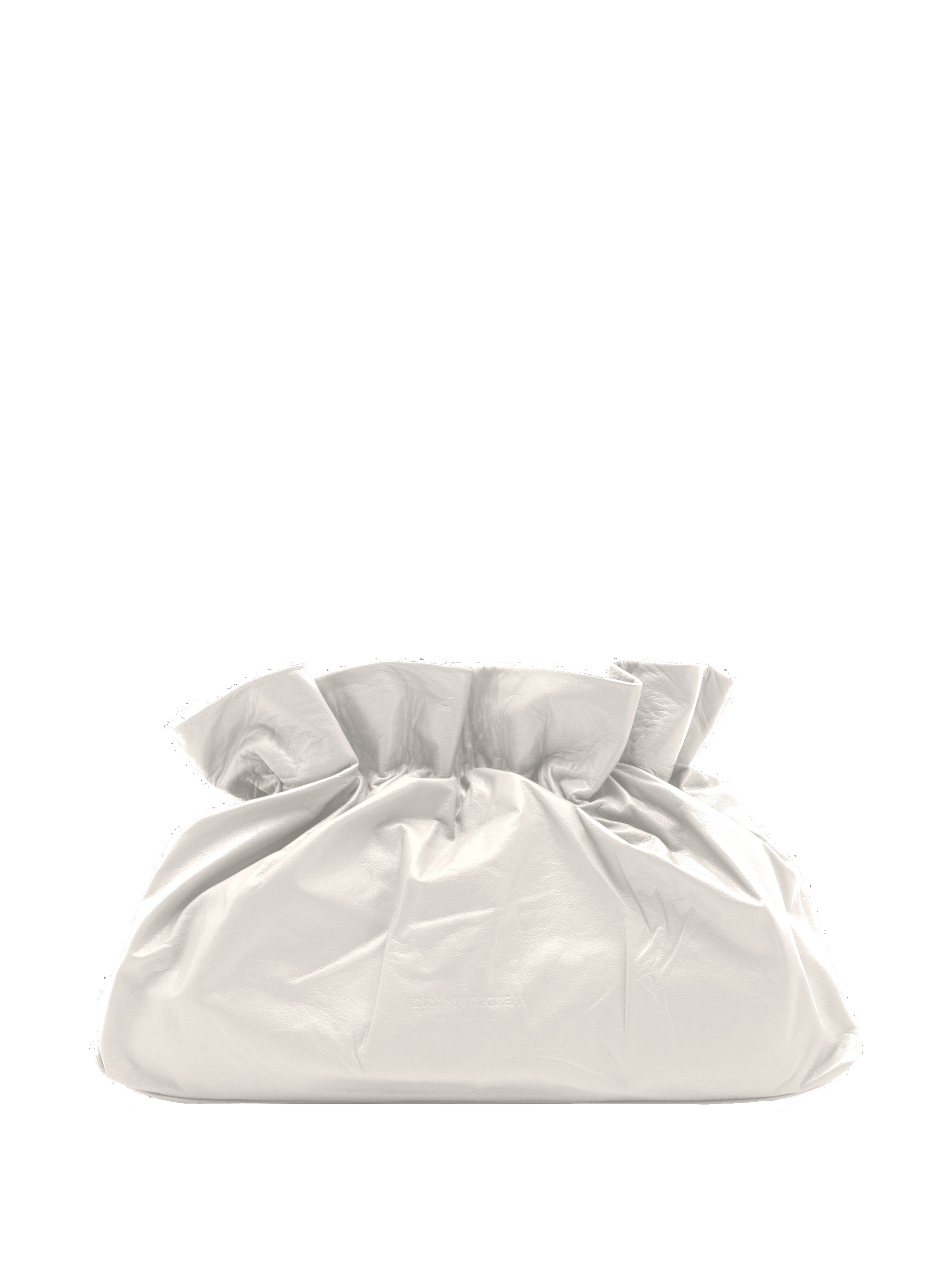 Shell Clutch Bag Off White 2