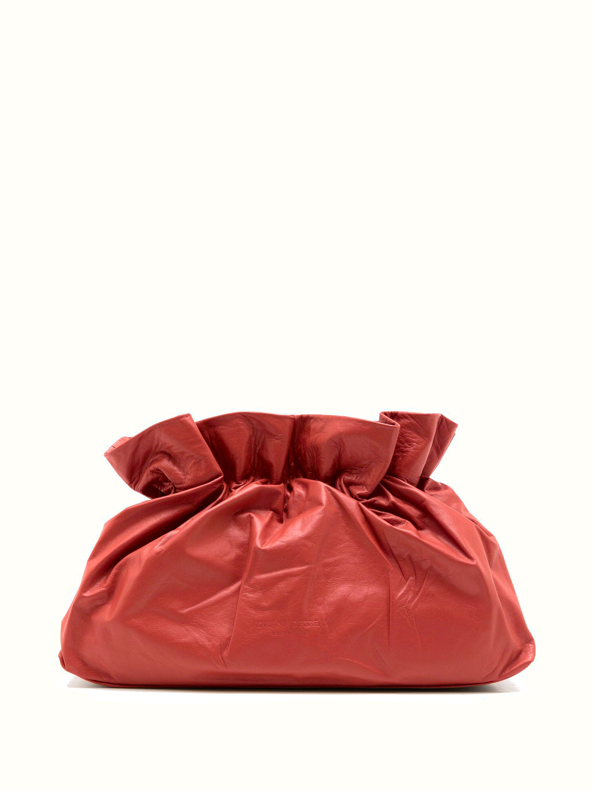 Shell Clutch Bag Red 2