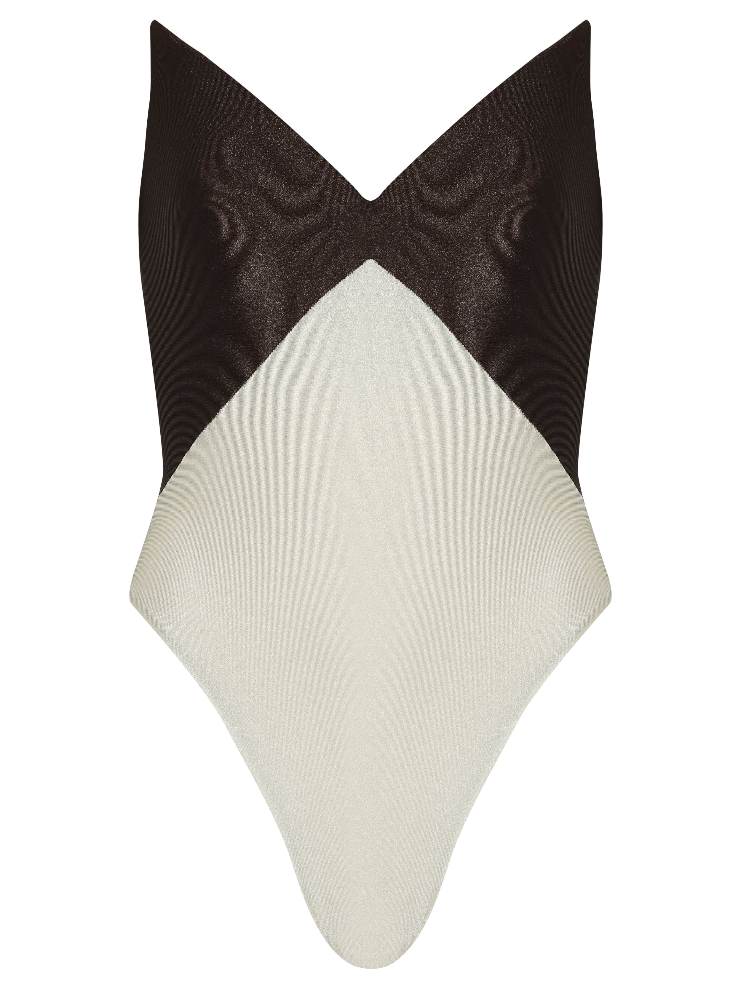 Solid Bicolor Strapless Swimsuit Product