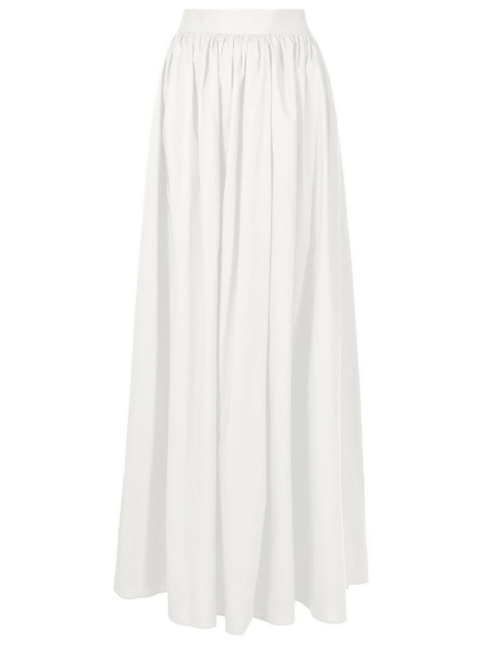 Solid Hearts Off White Long Skirt Product
