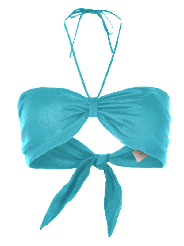 Solid Top With Straps Blue Product