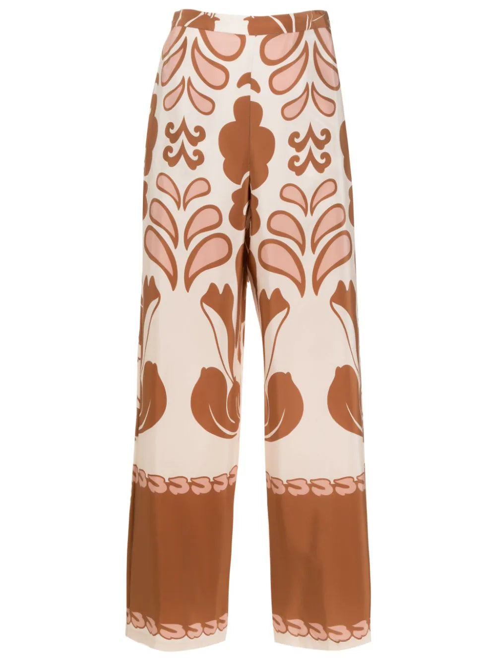 Spray Of Flower Wide-Leg Pants Brown Product