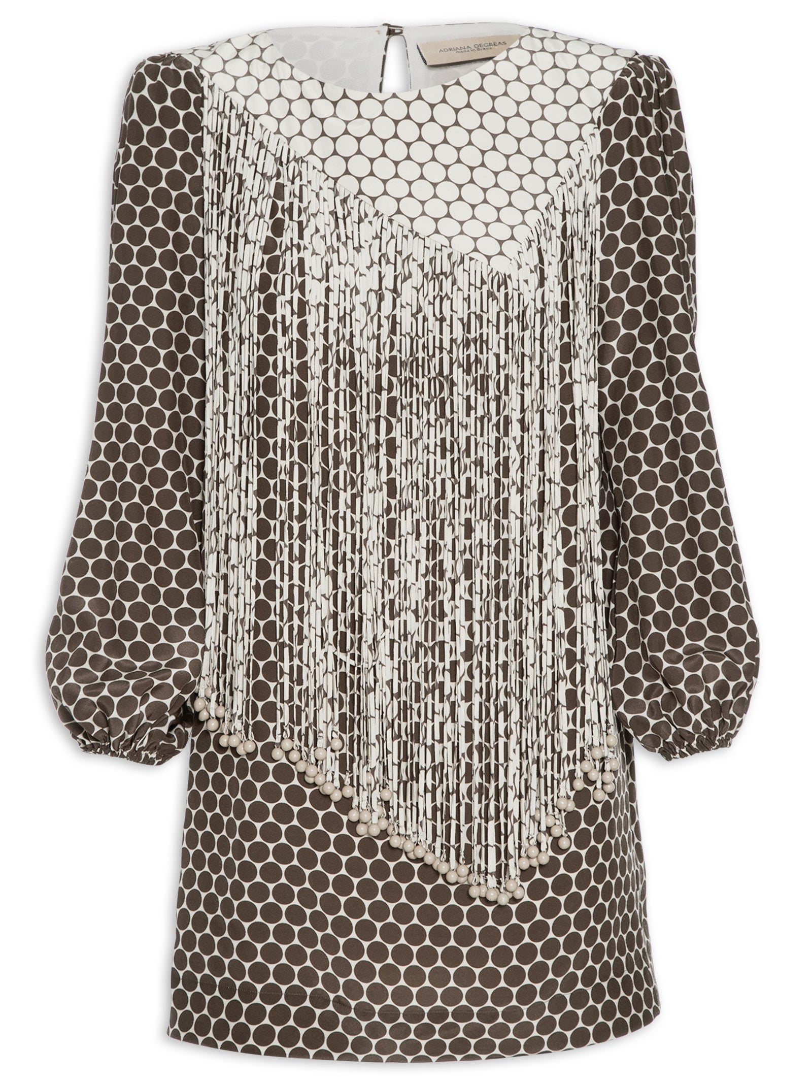 New Pois Fringe Short Dress