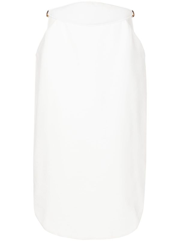 Vintage Orchid Solid Cut-Out Midi Skirt Product