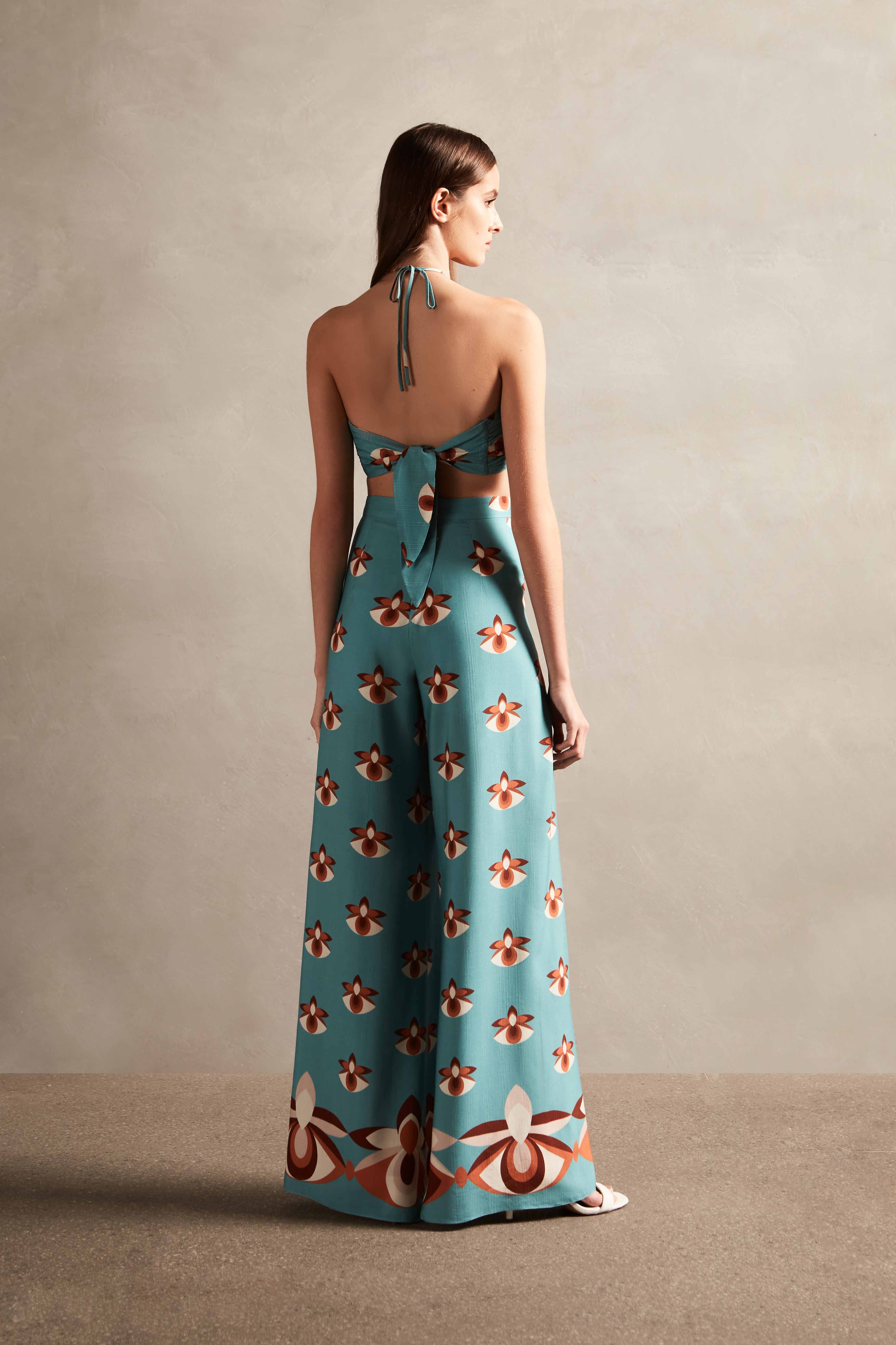 Vintage Orchid Wide-Leg Pants Back