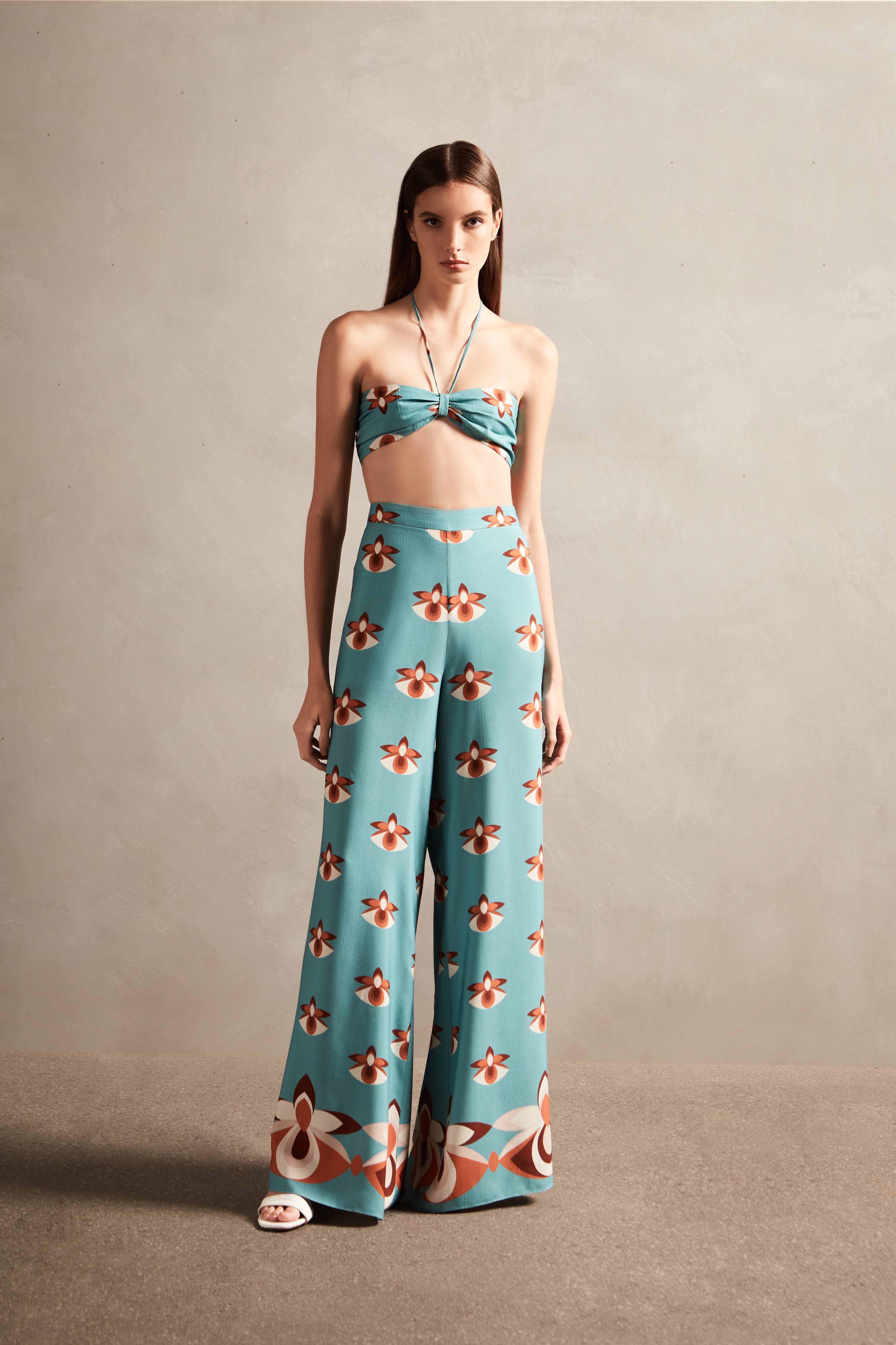 Vintage Orchid Wide-Leg Pants Front