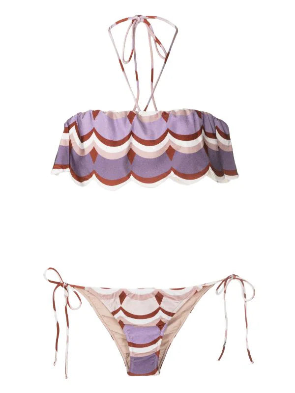 Vintage Waves Halterneck Bikini Product