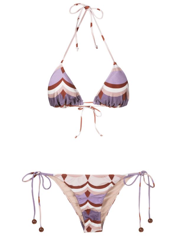 Vintage Waves Triangle Bikini Product