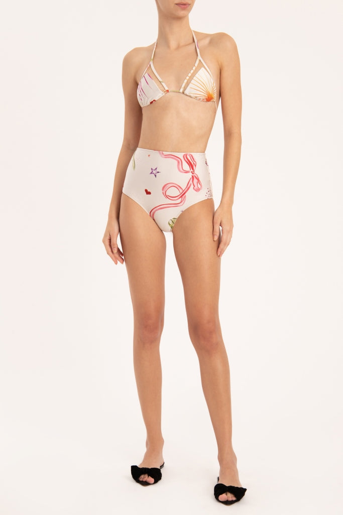 Fantasy High-Waisted Triangle Bikini
