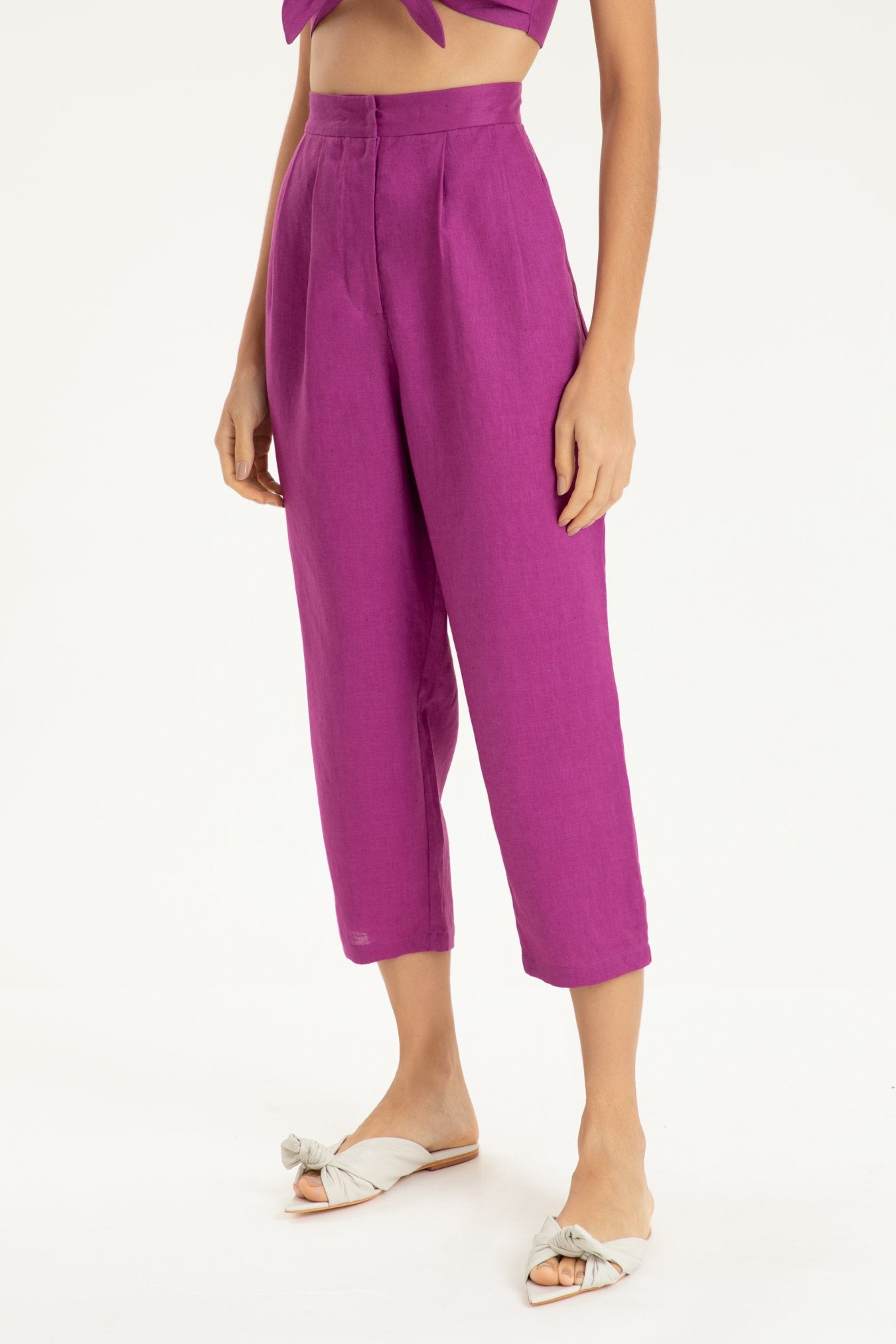 Solid Carrot Pants