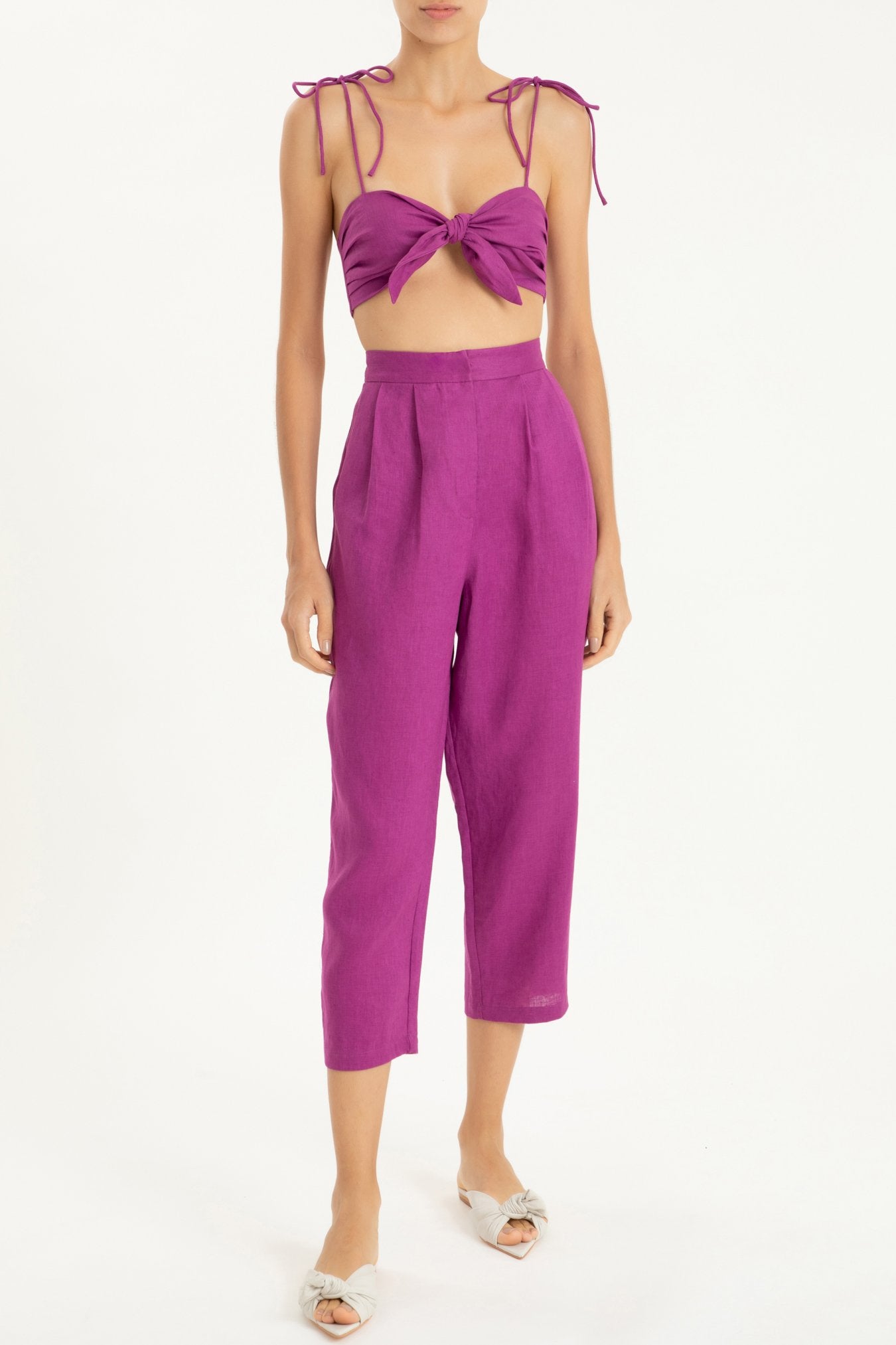 Solid Carrot Pants