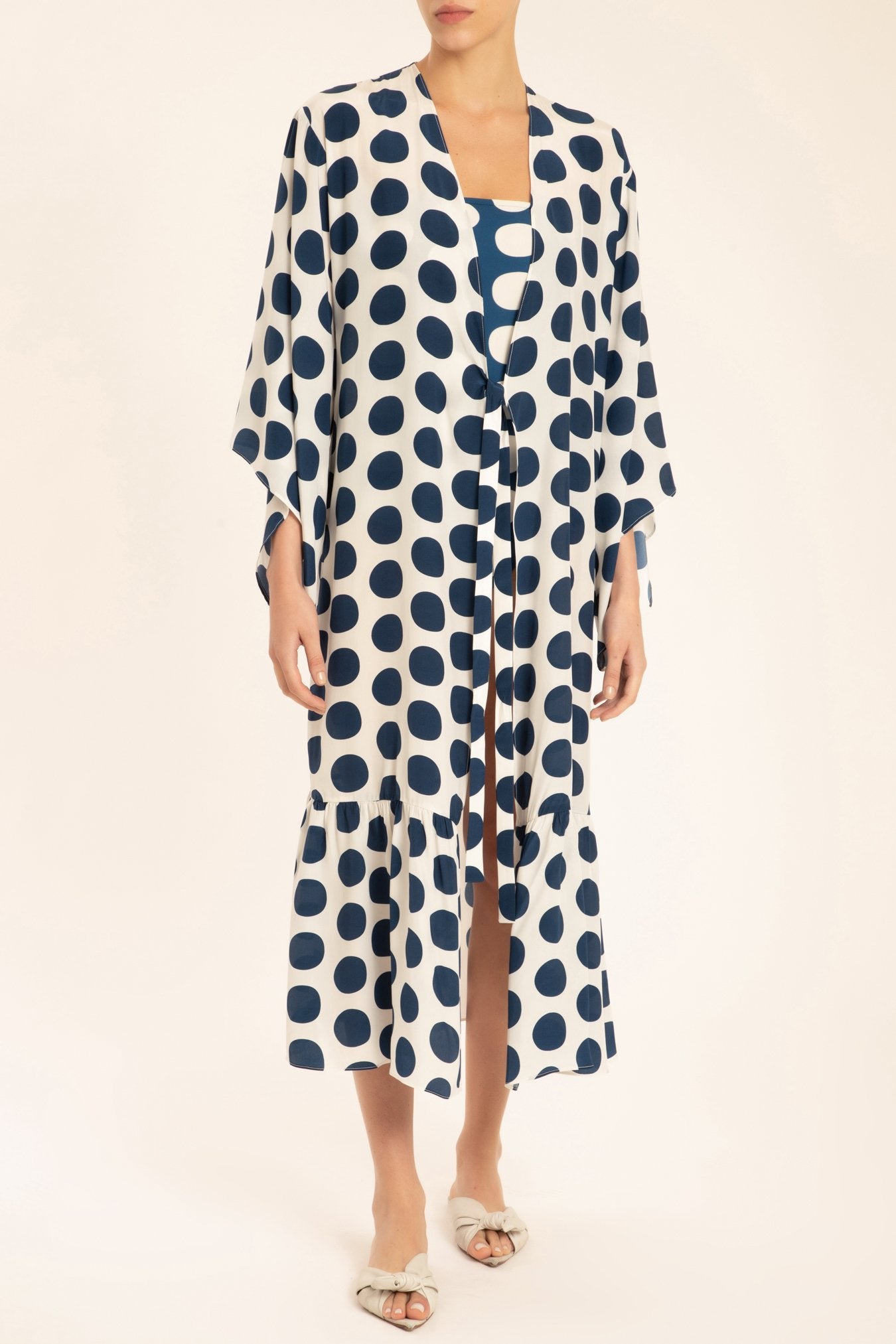 Pois Compose Midi Robe Front 2