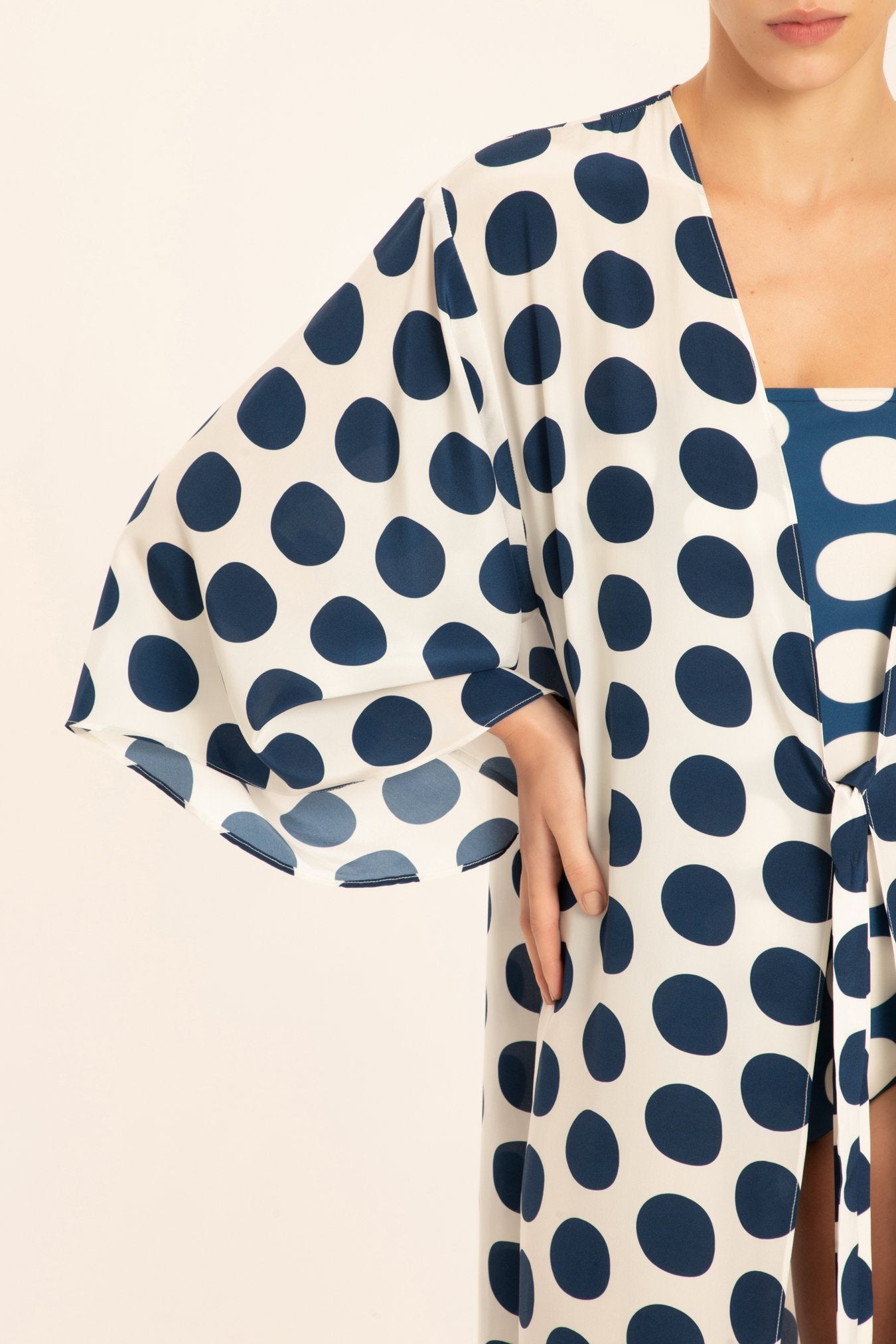 Pois Compose Midi Robe Detail