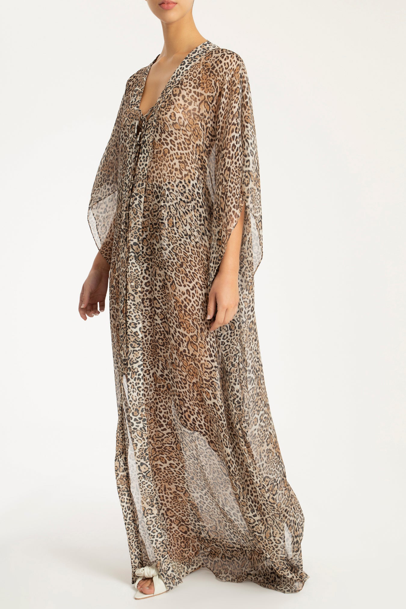 Leopard Long Kaftan