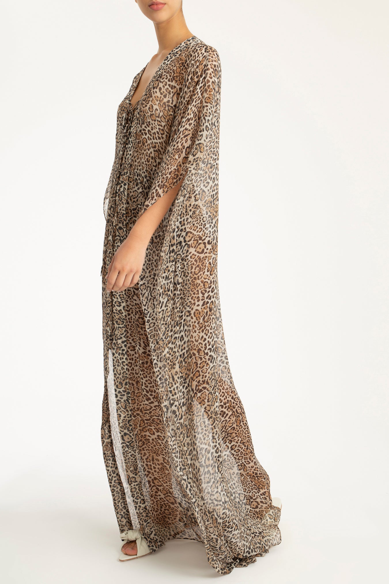 Leopard Long Kaftan