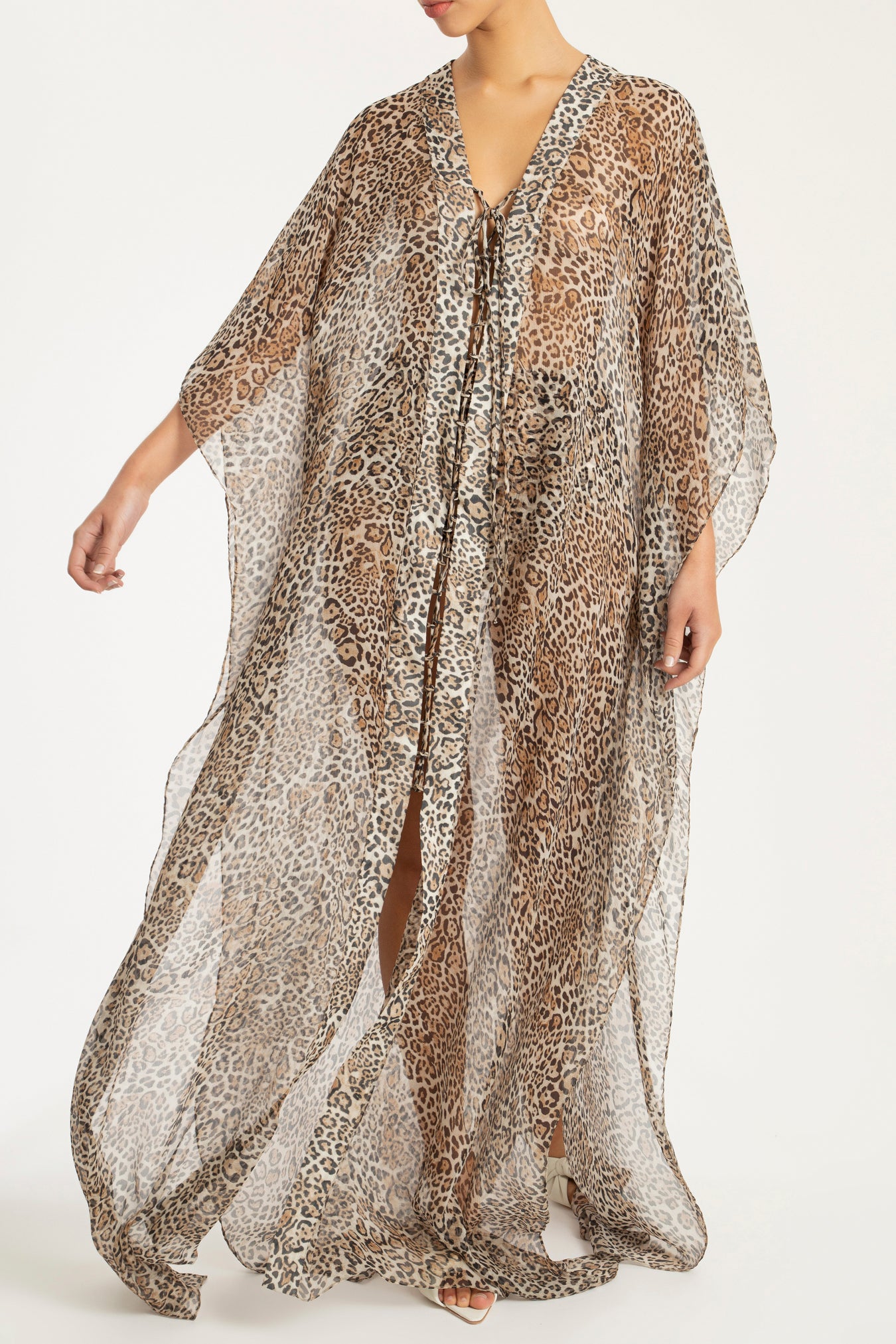 Leopard Long Kaftan