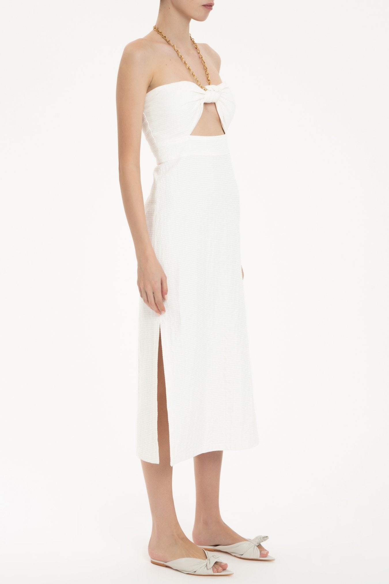 Montaigne Cut-Out Midi Dress Side