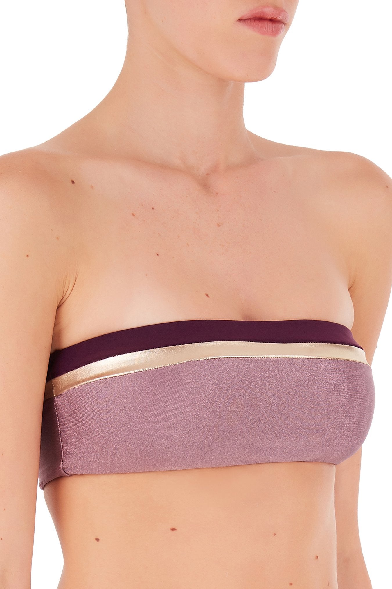 Tricolor Vintage Hot Pants Bikini