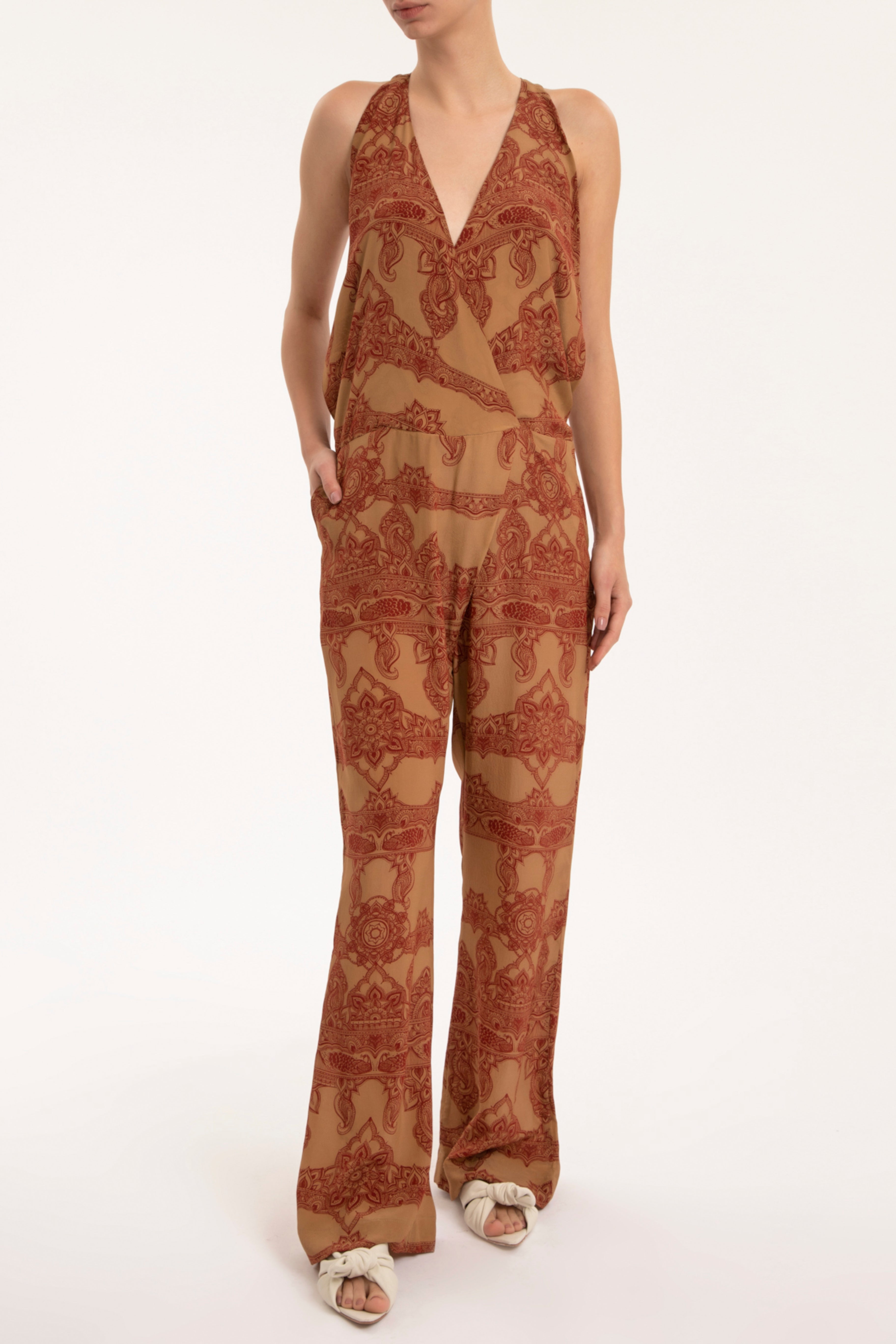 Henna Print Jumpsuit