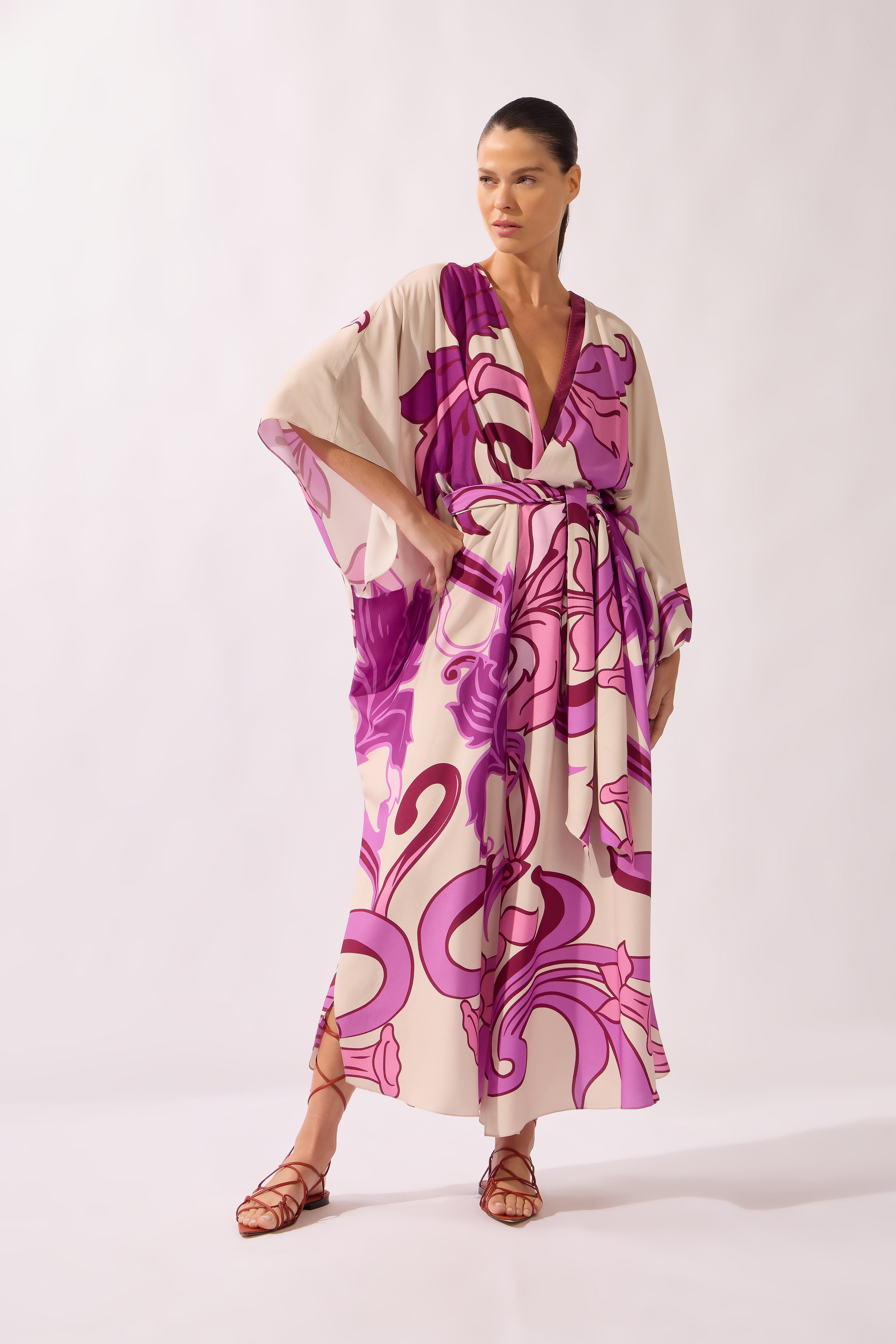 Alpine Flower Maxi Robe
