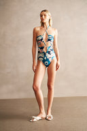 Flower Power Cut-Out Frilled Swimsuit