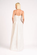 Solid Straps Maxi Dress
