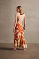 Algae Pareo Long Skirt Back
