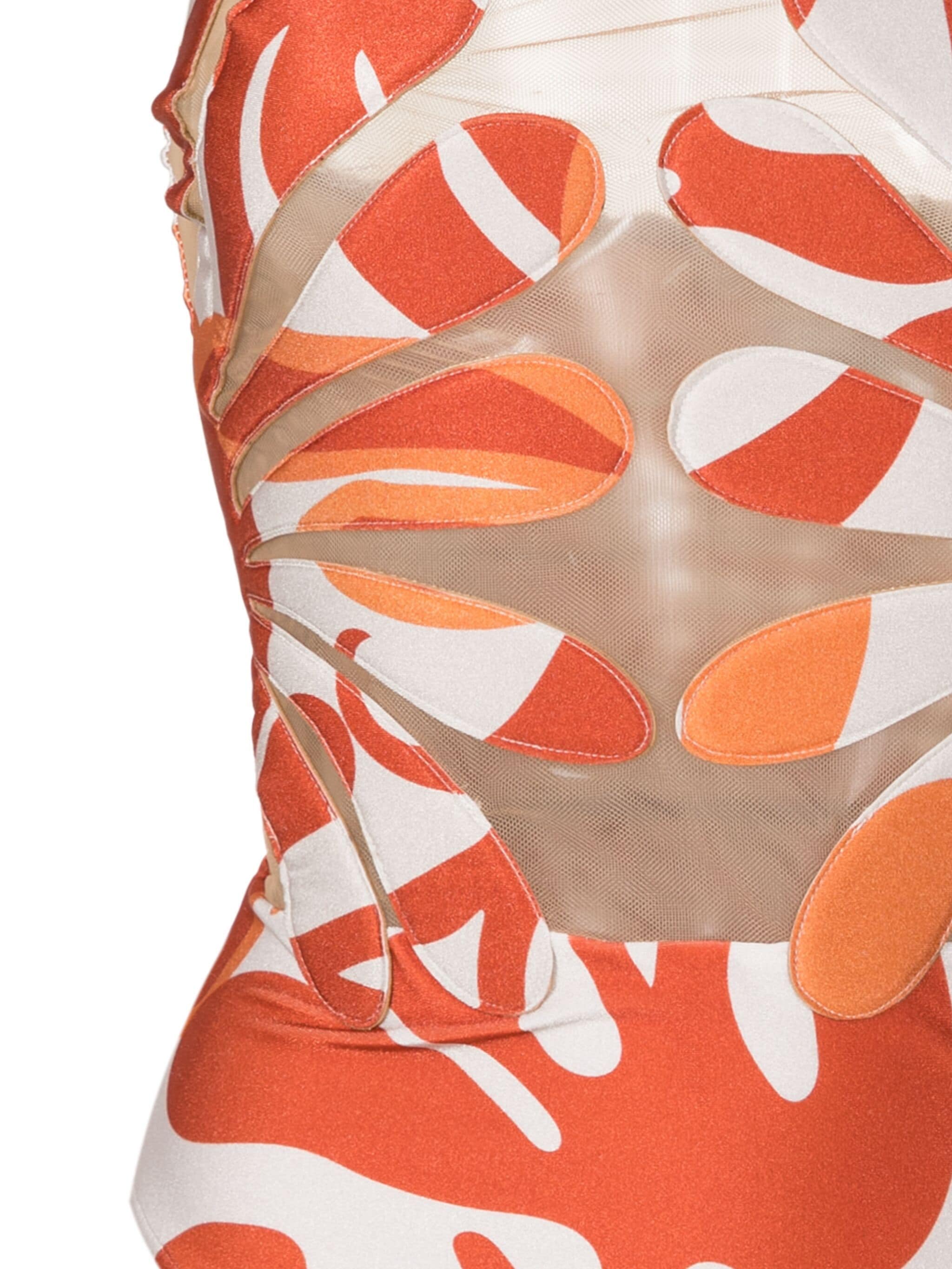 Algae Strapless Swimsuit Product Tulle Detail
