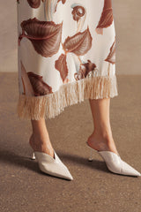 Arisaema Straw Midi Dress Detail