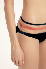 Striped Velvet Bikini