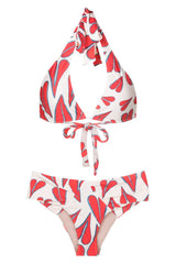 Hearts Long Triangle Bikini