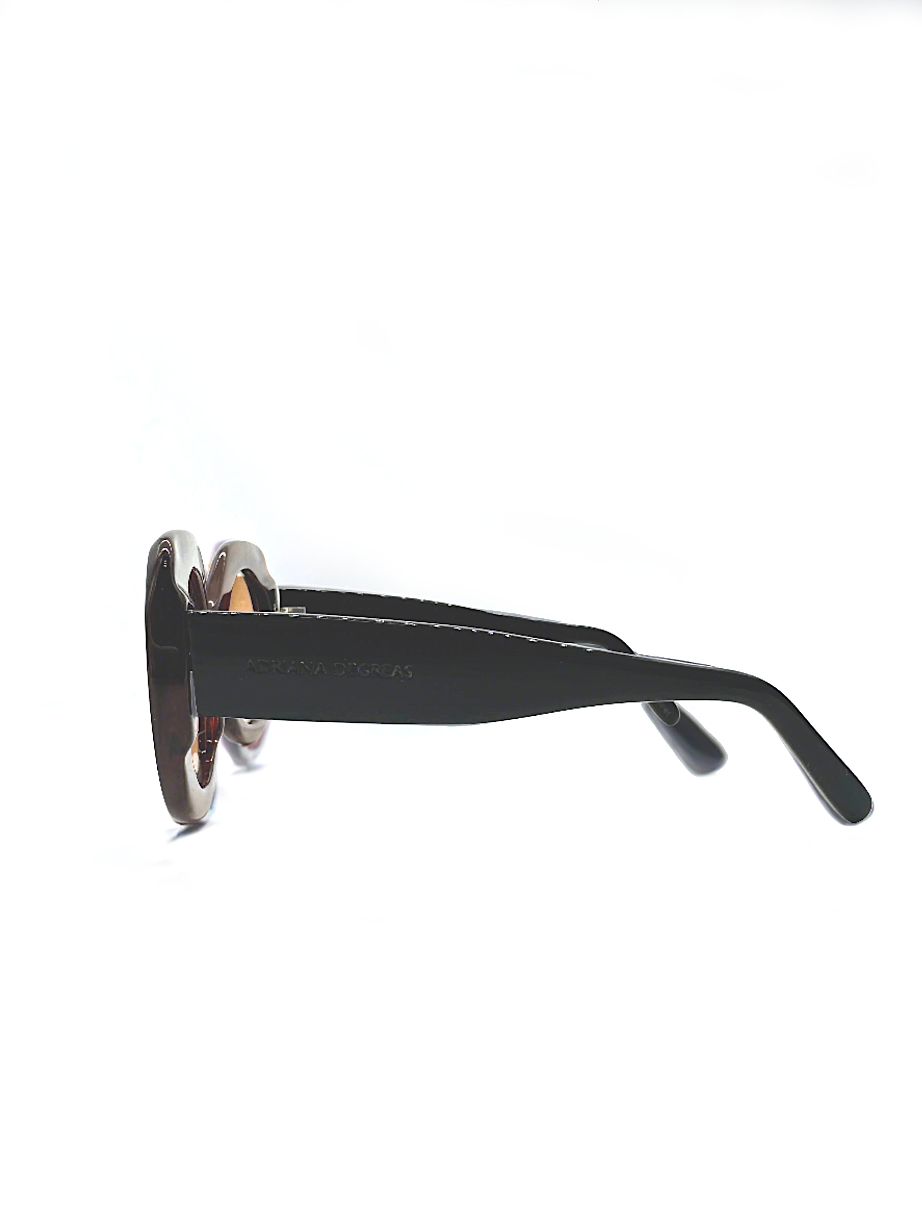 Bold Oversized Sunglasses Brown 3